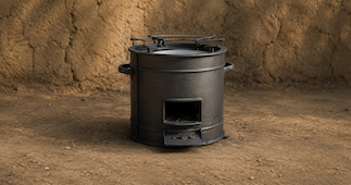 Efficient charcoal stove